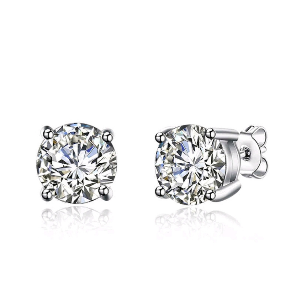 925 Silver Zircon Earrings